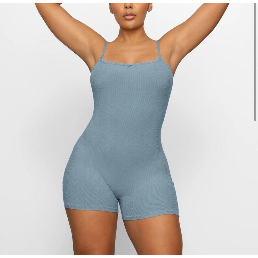 New with Tags Skims Soft Lounge Lace Bodysuit in Arctic Size XS